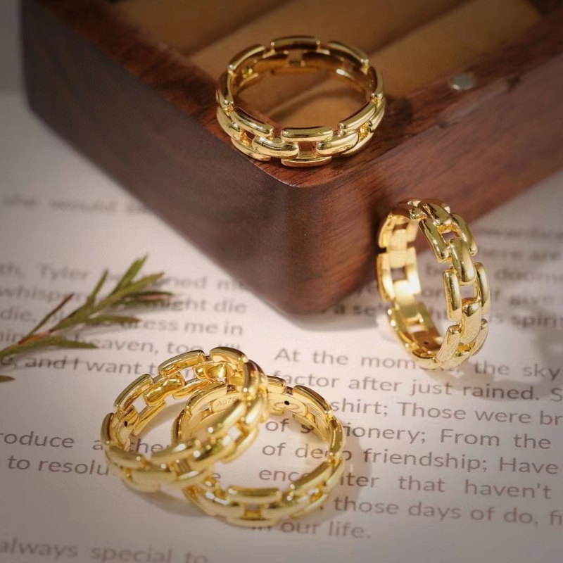 9Kn10kn14kn18k истински златни пръстен бижута подаръци за жени в жълто златоnwhite златоn розово злато