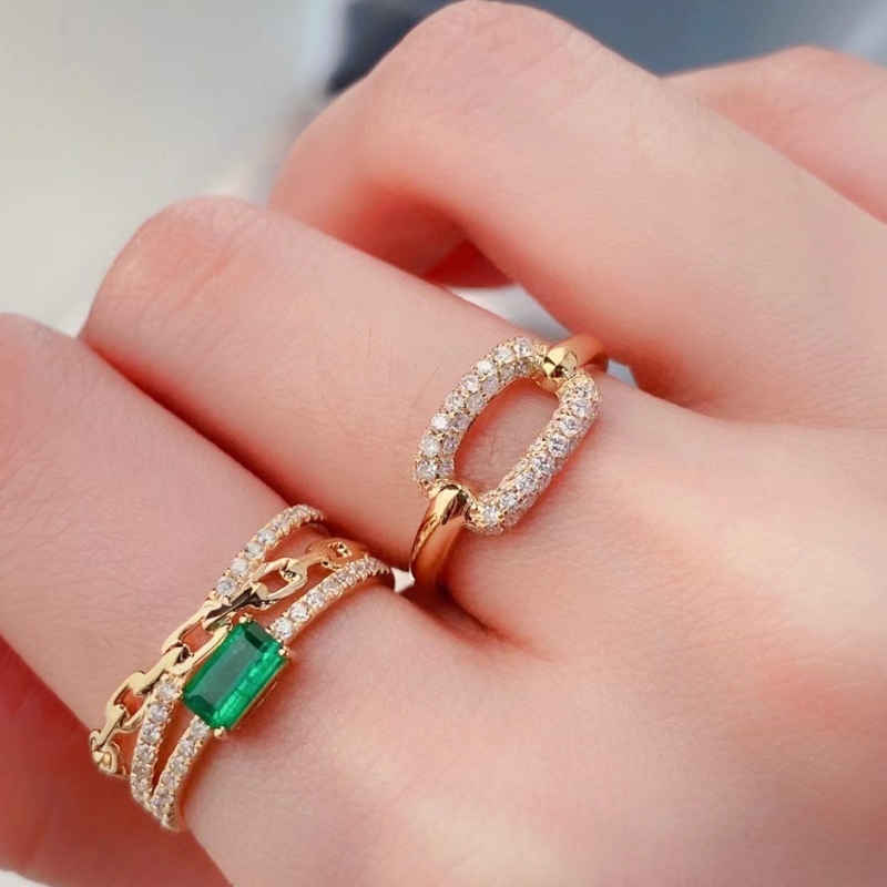 10k 14k 18K твърд златен пръстен ежедневно бижута в стил сватбен пръстен за жени